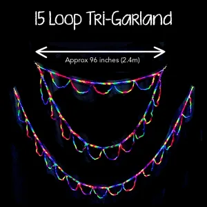 15 Loop Tri-Garland